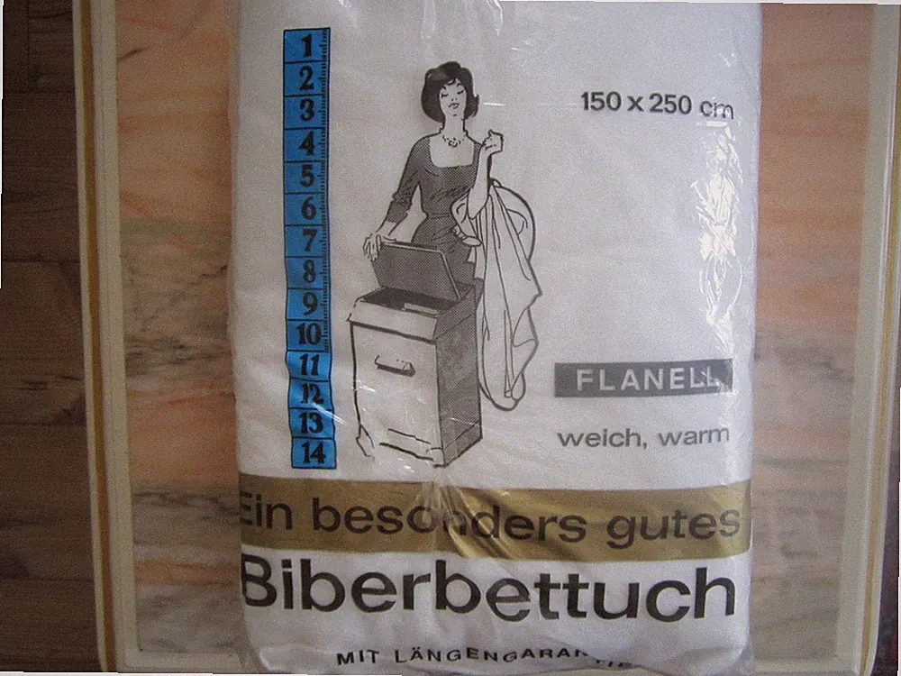 Biber Betttücher 2er-Set Bettlaken in OVP Baumwolle 150 x 250 cm