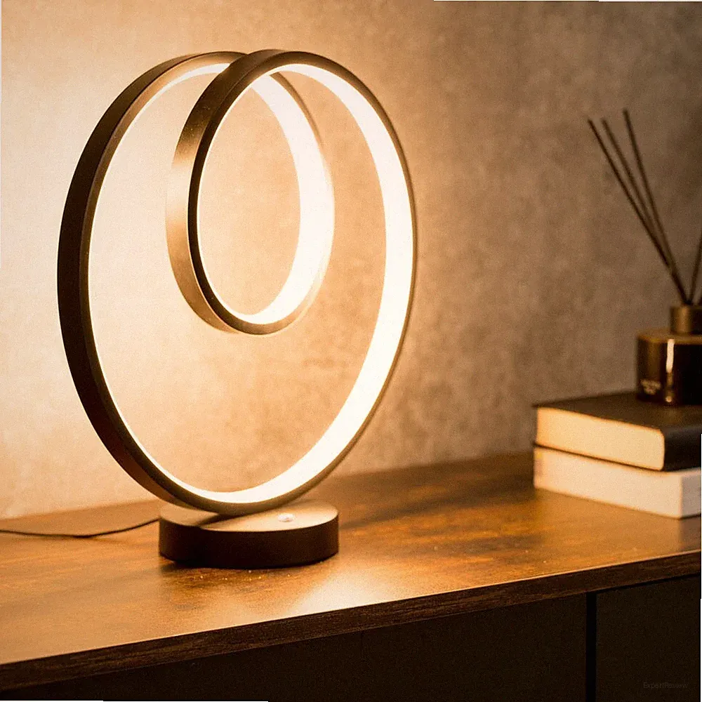 Black Touch Tisch Lampe Leuchte integriert LED Nachttisch Nachttisch Wohnzimmer Nachttisch
