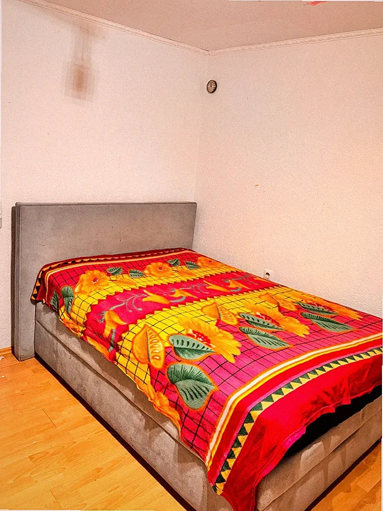 Boxspringbett 160x200 mit Bettkasten Schlafzimmerbett Doppelbett Topper Grau