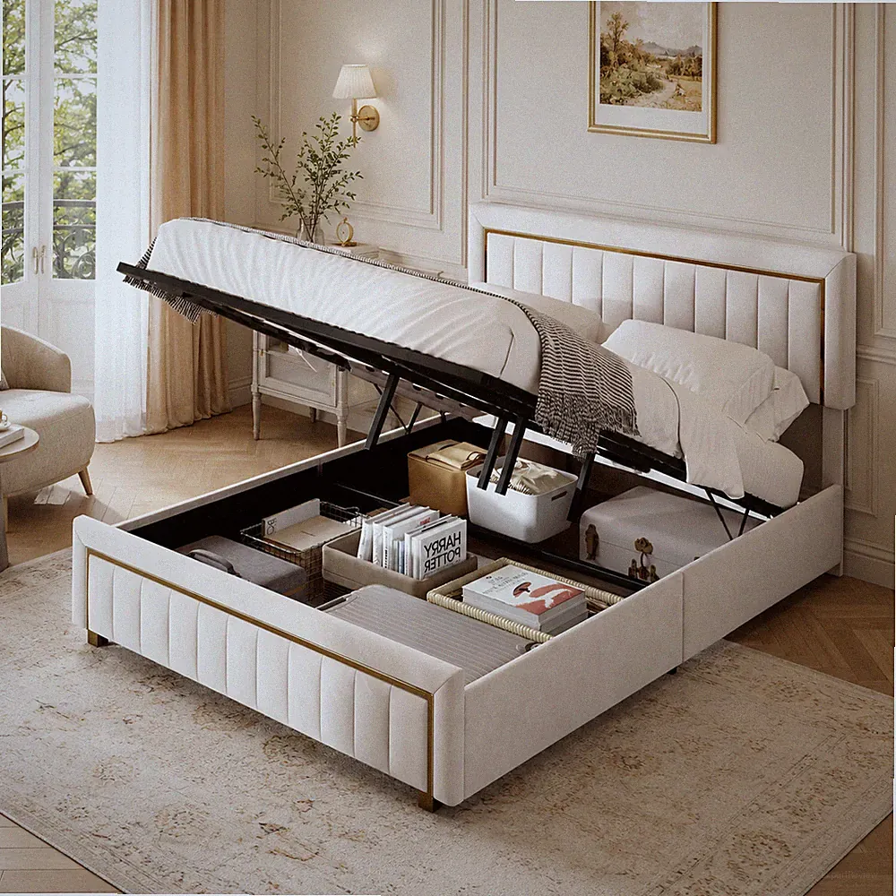 Boxspringbett 180x200 Polsterbett Doppelbett Bettgestell mit Lattenrost Ehebett
