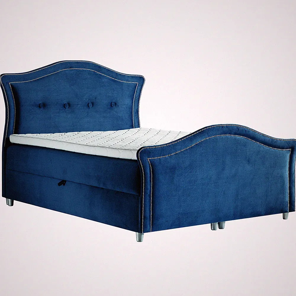Boxspringbett BERNARD LUX Hotelbett zwei Bettkasten kontinentales Bett Matratze