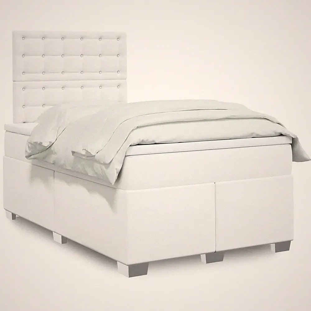 Boxspringbett Bett Polsterbett Bettgestell mit Matratze Kunstleder vidaXL