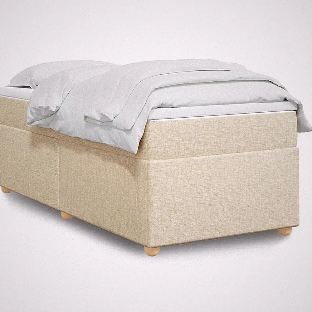 Boxspringbett Bett Polsterbett Bettgestell mit Matratze Lattenrost Stoff vidaXL