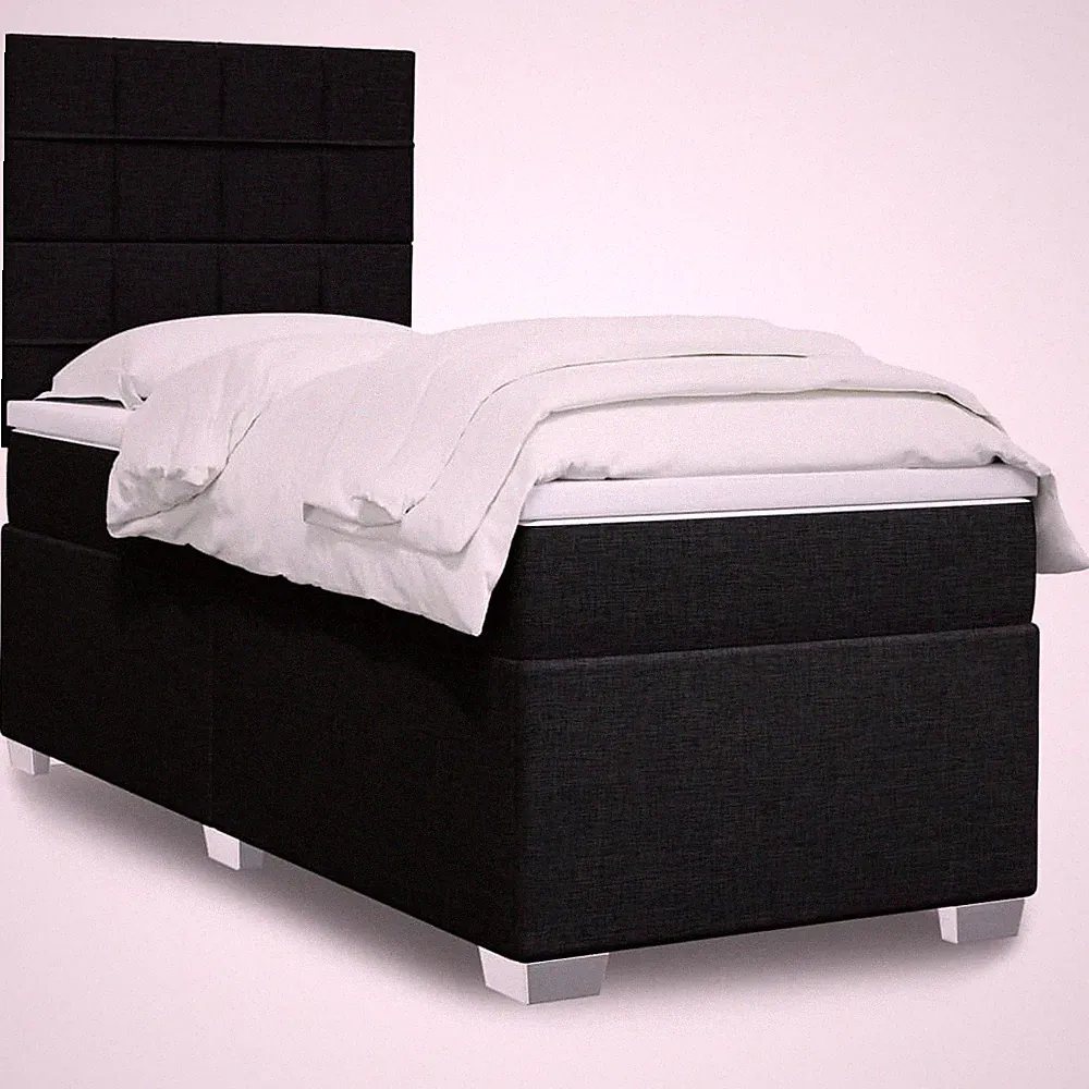 Boxspringbett Bett Polsterbett Bettgestell mit Matratze Lattenrost Stoff vidaXL