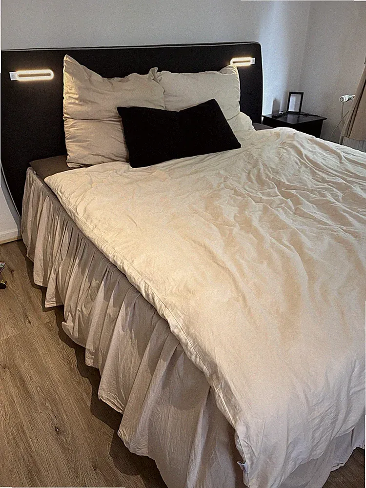 Boxspringbett »Black & White«, incl. LED Beleuchtung