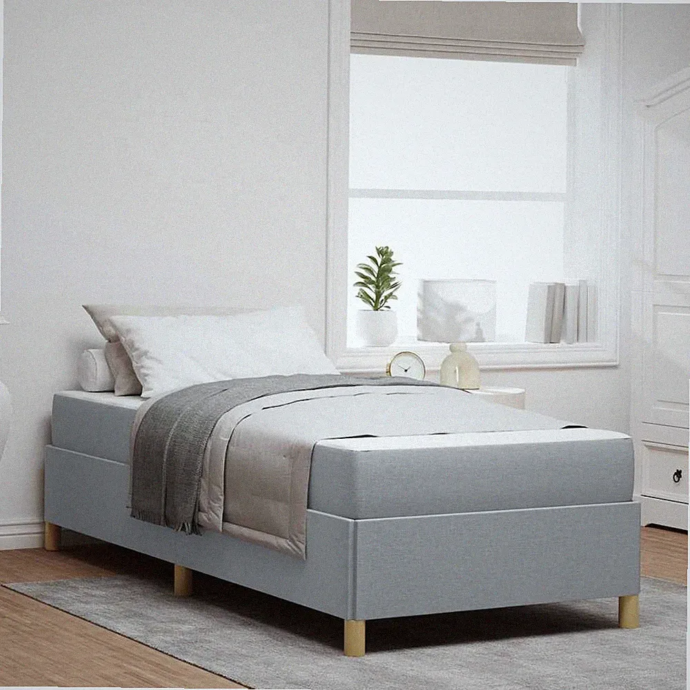 Boxspringbett Einzelbett Bettgestell Singlebett Gästebett Bettrahmen Doppelbett