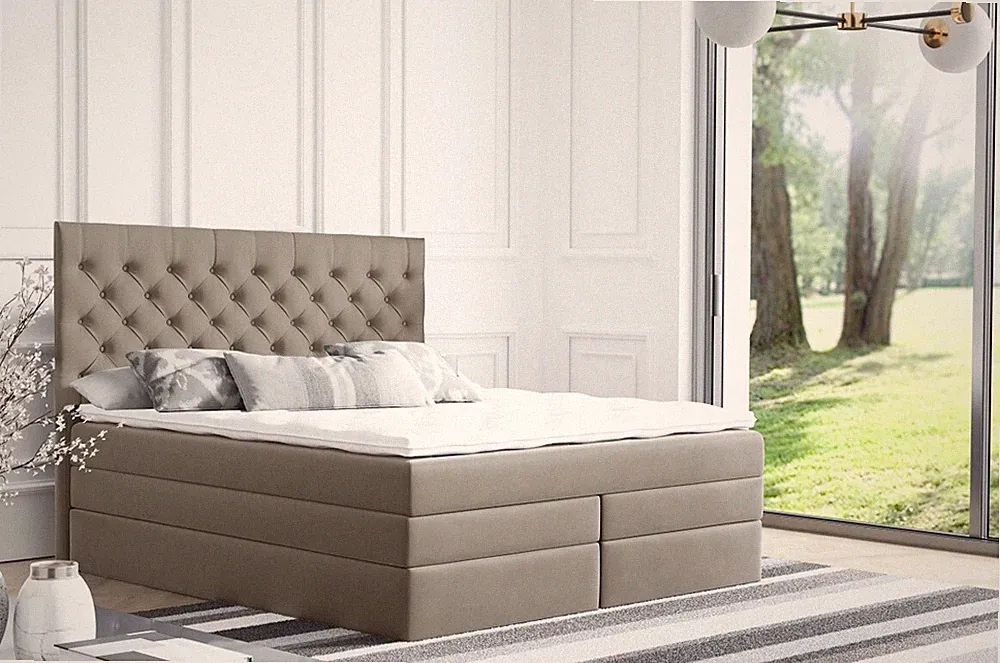 Boxspringbett MAGNUS 15B Doppelbett Bett mit Bettkasten 140 160 180 200 Qualität