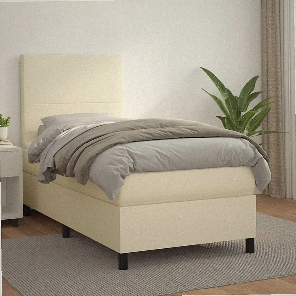 Boxspringbett Matratze Bettgestell Polsterbett Bett Lattenrost Kunstleder