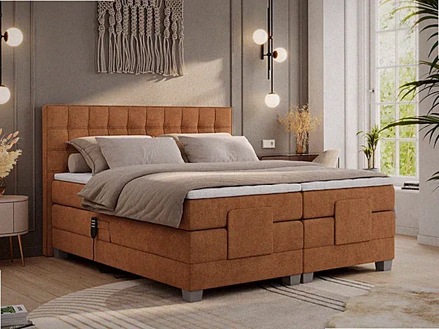 Boxspringbett mit Elektrisch verstellbare, Komplett-Set mit Matratze - ELECTRO