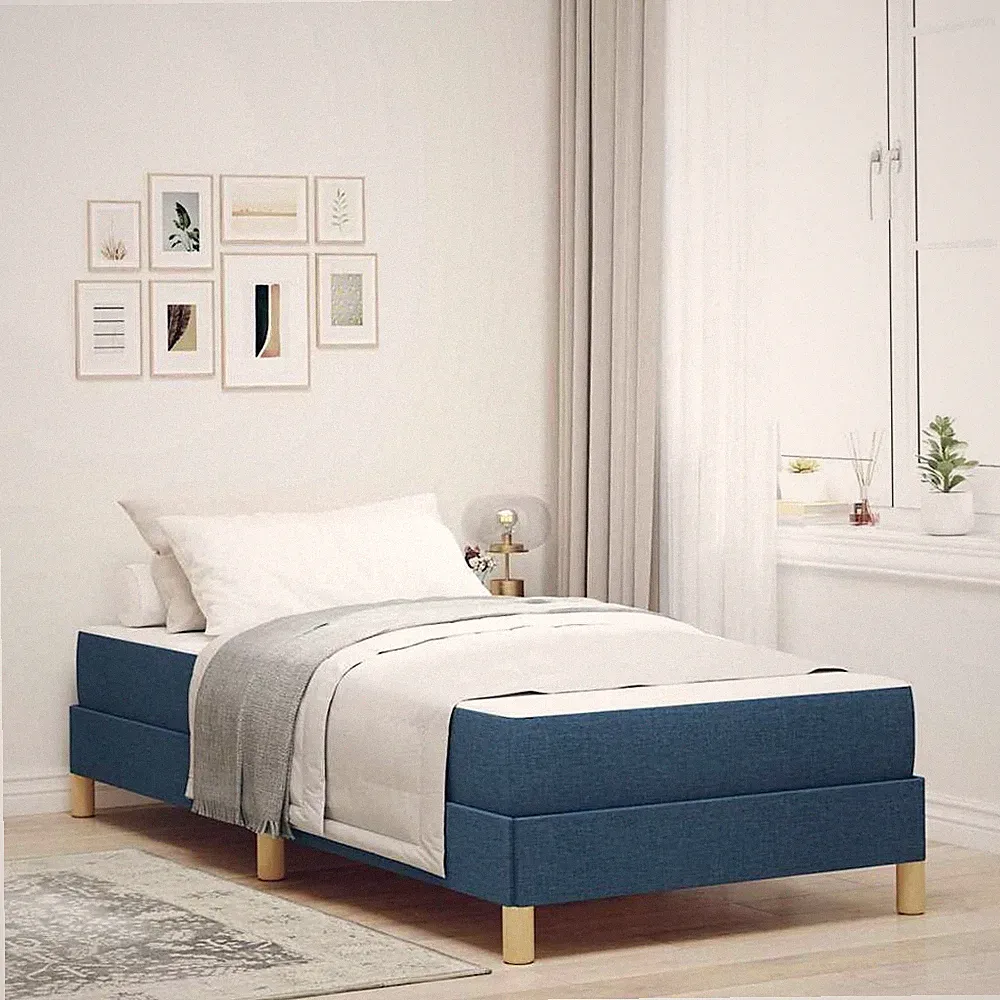Boxspringbett mit Matratze Bett Bettgestell Polsterbett Lattenrost Stoff