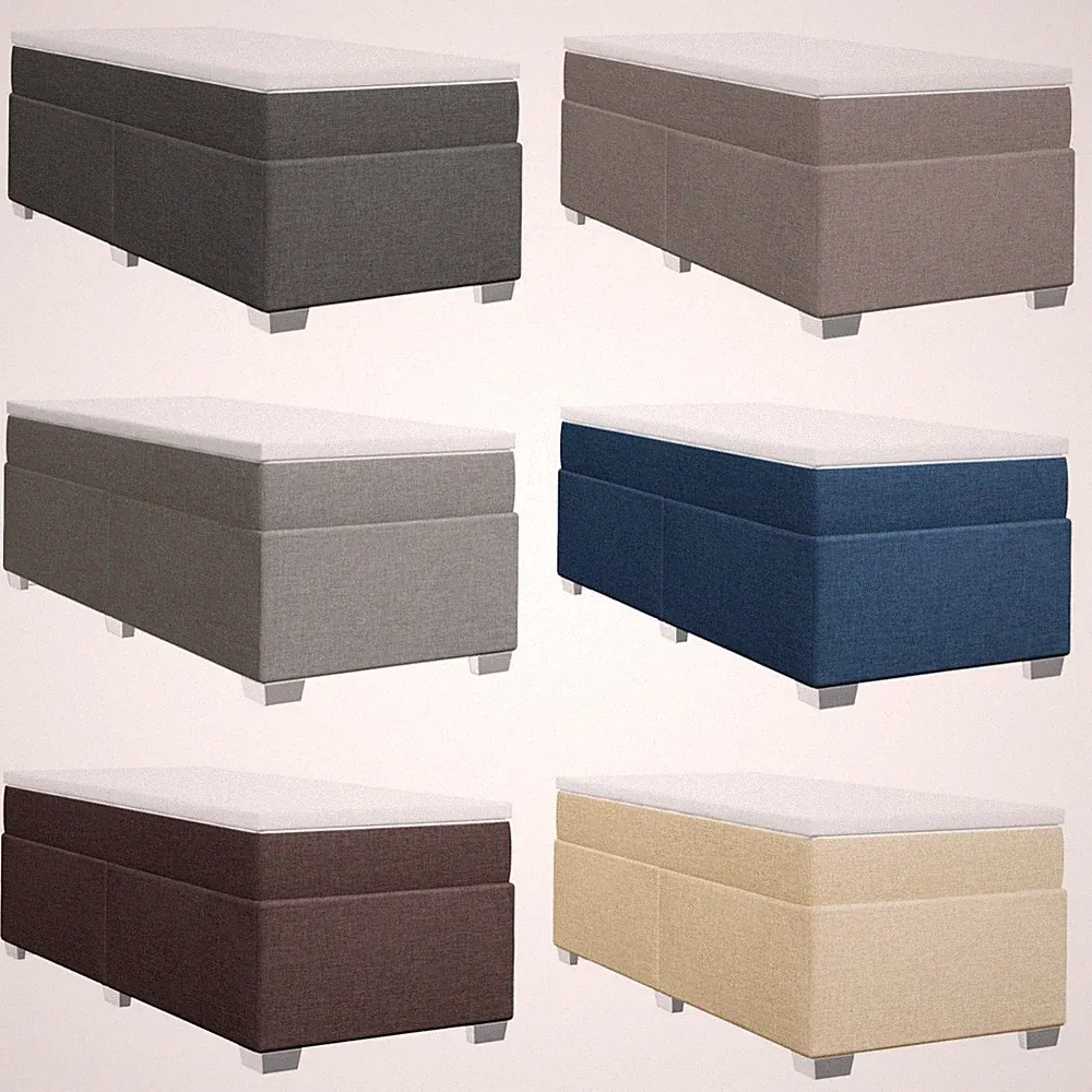 Boxspringbett mit Matratze Gelschaum Matratzentopper Gel Memory Foam Topper neu