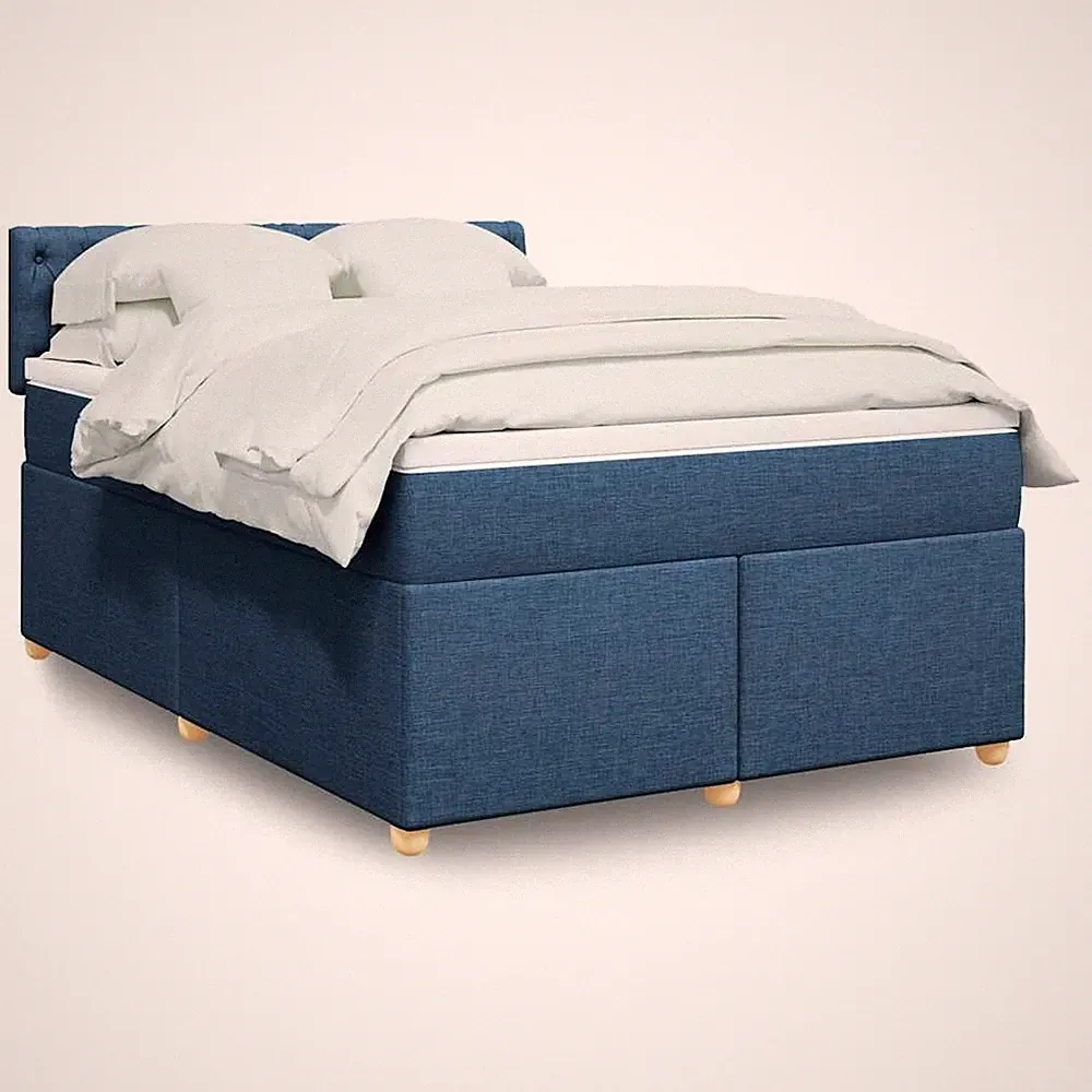 Boxspringbett mit Matratze Kopfteil Polsterbett Bett Bettgestell StoffBoxspringb