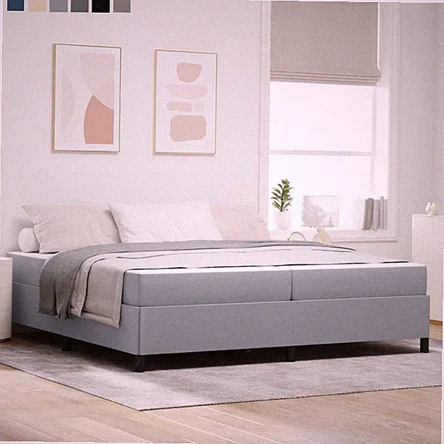 Boxspringbett mit Matratze Polsterbett Einzelbett Doppelbett Bettrahmen Bett Neu