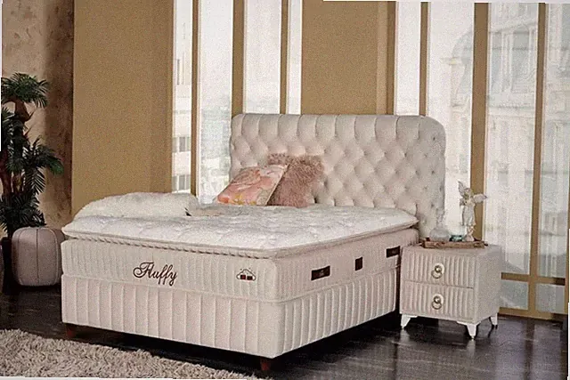 Boxspringbett mit Matratze & Stauraum, Bett 140x200 160x200 180x200 cm