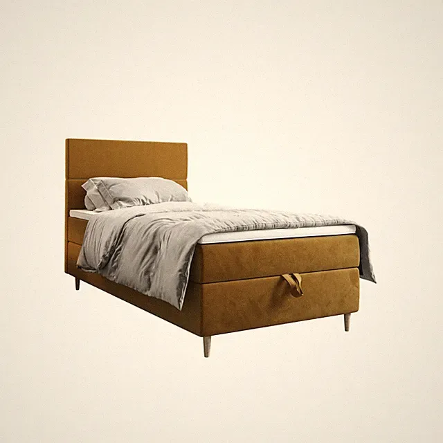 Boxspringbett mit Matratze und Bettkasten Schlafzimmer Bett Flo 80/90/100x200
