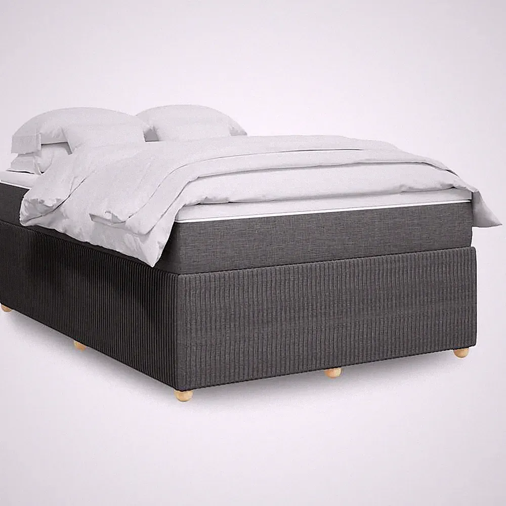 Boxspringbett Polsterbett Bett Bettgestell Matratze Schlafzimmer Stoff vidaXL
