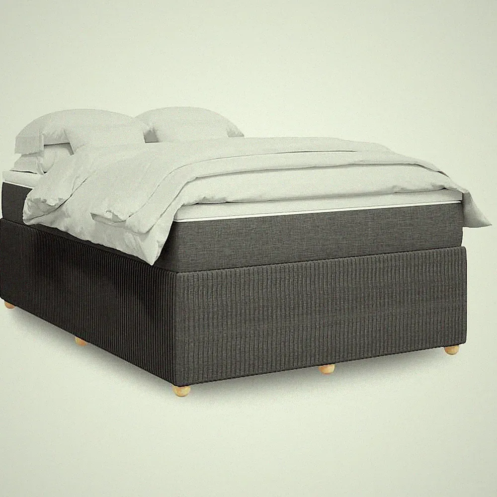 Boxspringbett Polsterbett Bett Bettgestell Matratze Schlafzimmer Stoff vidaXL