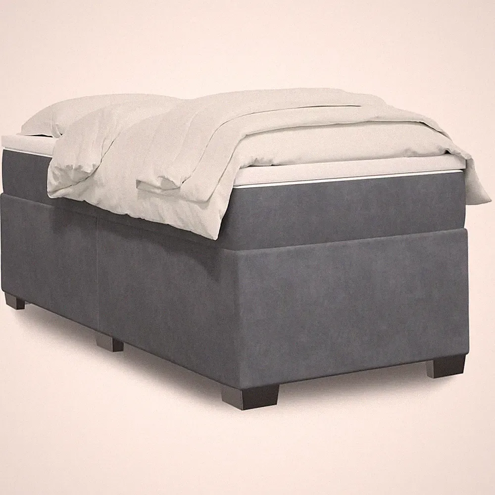 Boxspringbett Polsterbett Bett Bettgestell mit Lattenrost Matratze Samt vidaXL