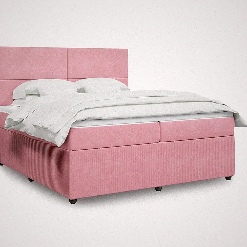 Boxspringbett Polsterbett Bett Schlafzimmerbett mit Matratze Samt vidaXL
