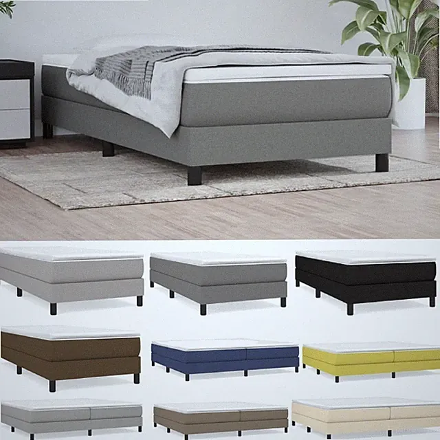 Boxspringbett Schlafzimmerbett Bettgestell Polsterbett Lattenrost Bettrahmen