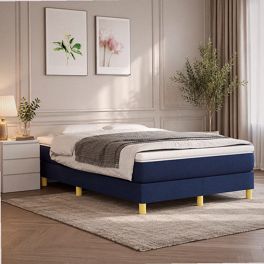 Blau Boxspringbetten