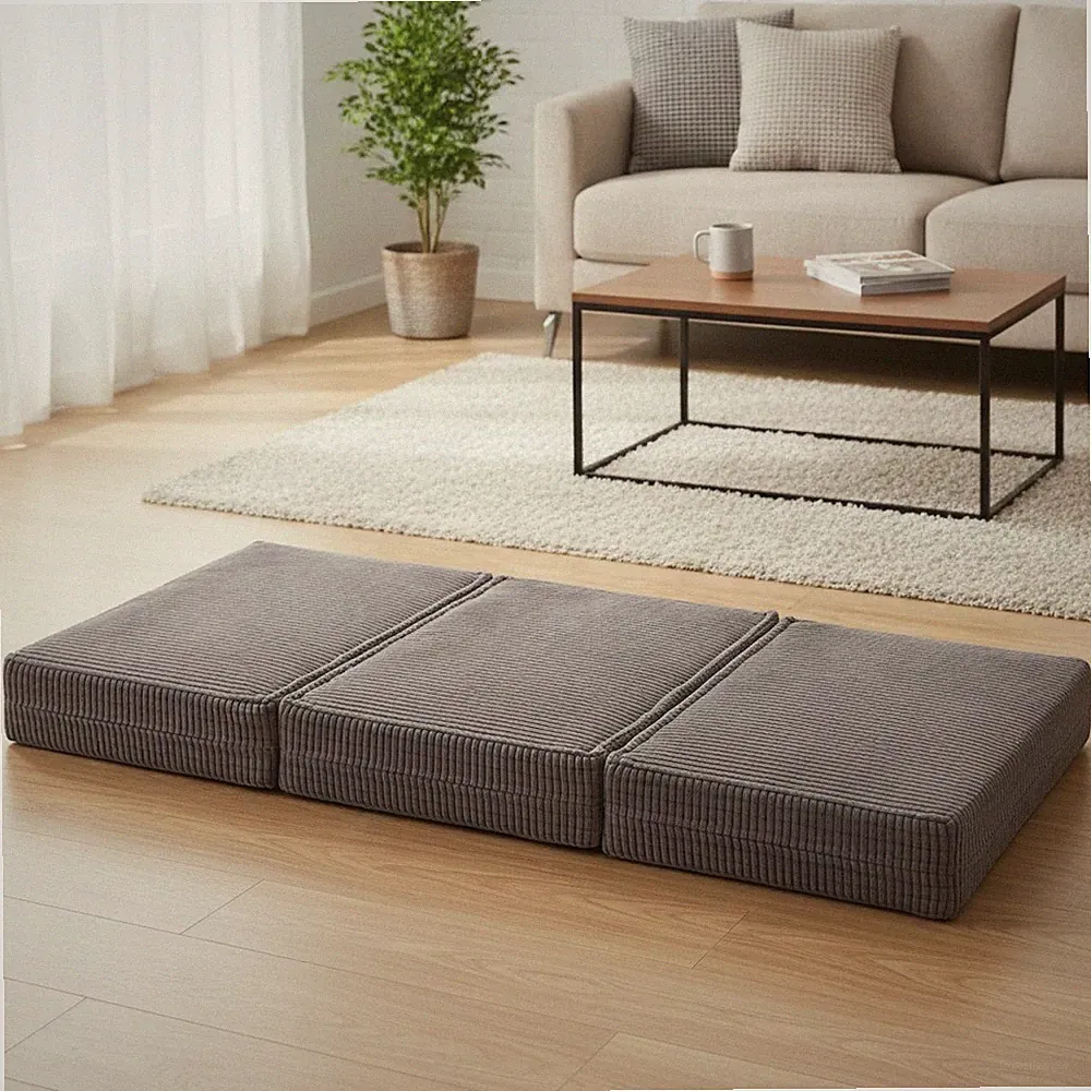 Britische Erwachsene Z Bett Futon Matratze Grau Ausklappbar Mehrzweck Möbel