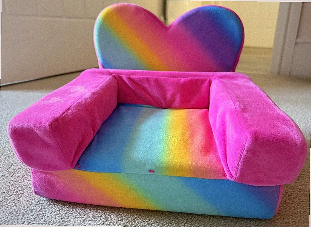 Build A Bear mehrfarbiger Stuhl Bett Futon in sehr gutem Zustand