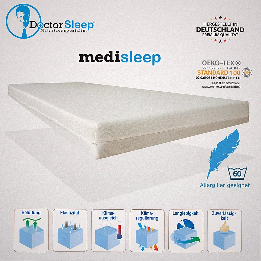 Comfort Matratze(Kern) Schaumstoff 90x200,100x200,190x90,190x100,100x190,90x190
