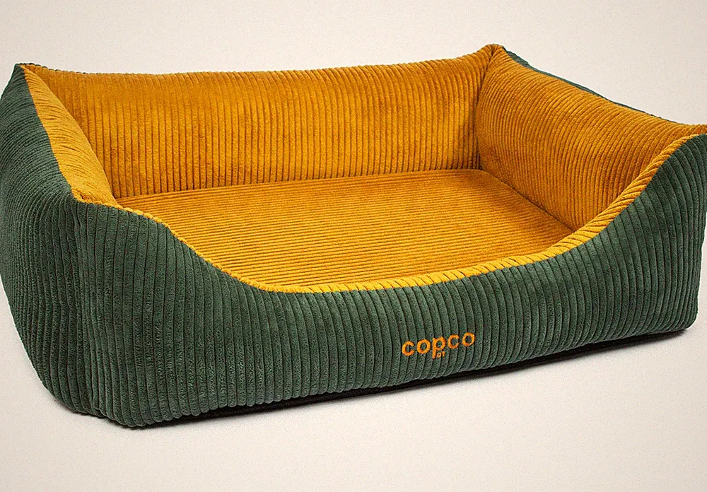 CopcoPet Hundebett Hundekissen Hundesofa Kyra Kord Orthopädisch Visco