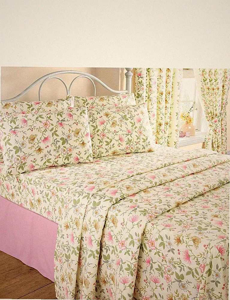 Cottage Garden Flette Laken Set von Vantona