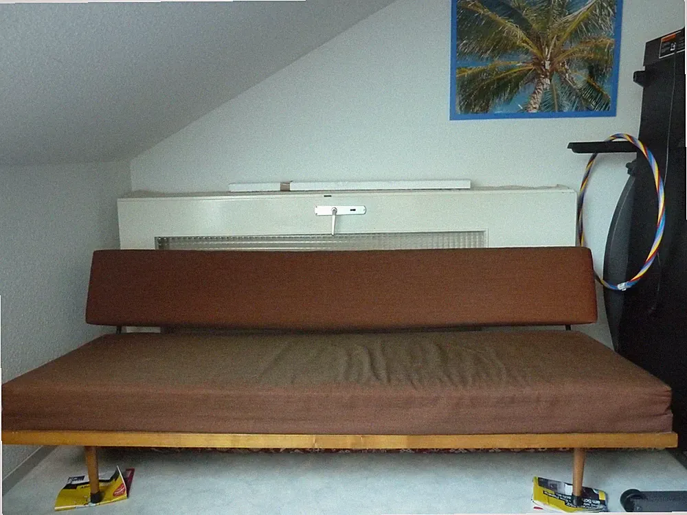 Daybed/ Tagesbett von Josef Pentenrieder für Hans Kauffeld, 1950er Jahre