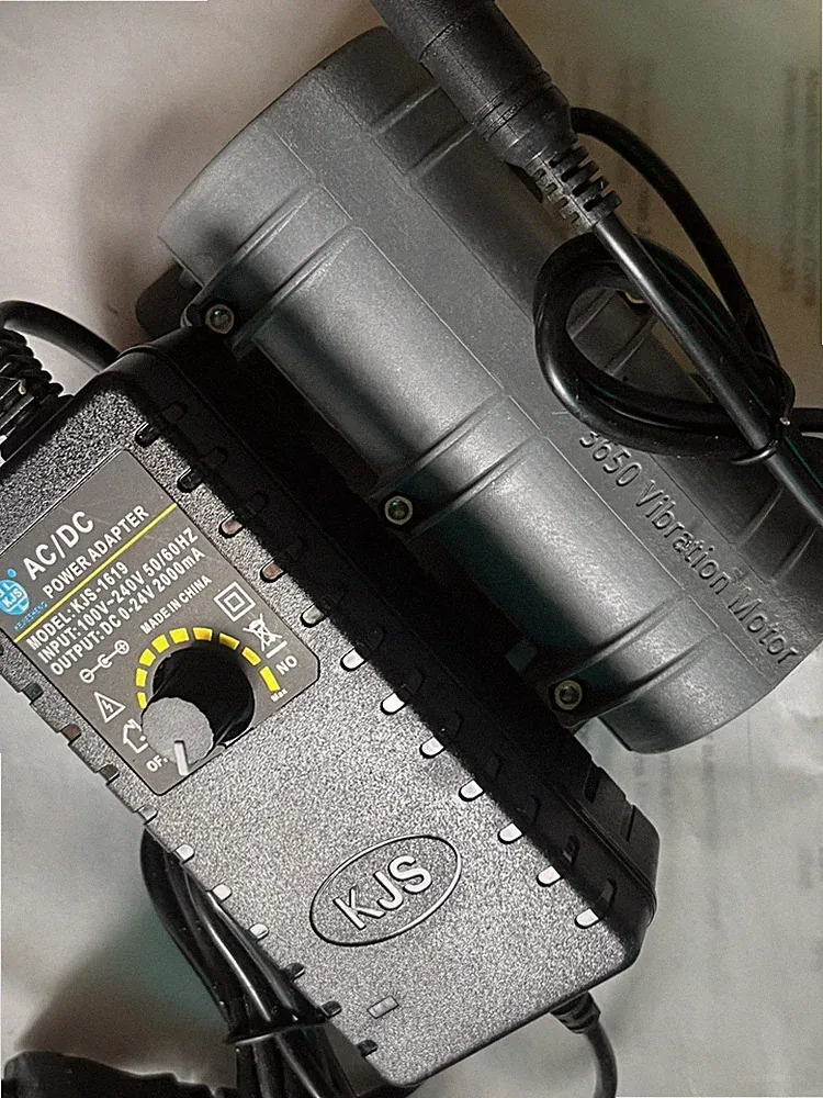 DC 24V 3800RPM Doppelexzenter Vibrationsmotor für den industriellen Einsatz Bett