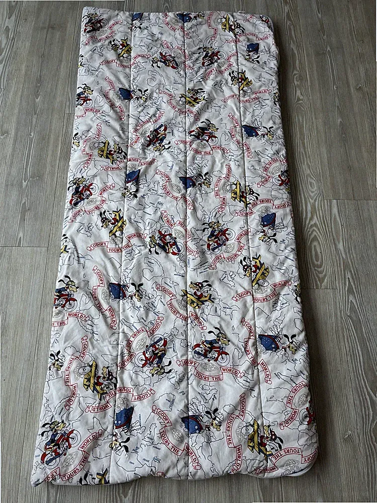 Disney Vintage Goofy Tours The World 80er Jahre Kinder Schlafsack