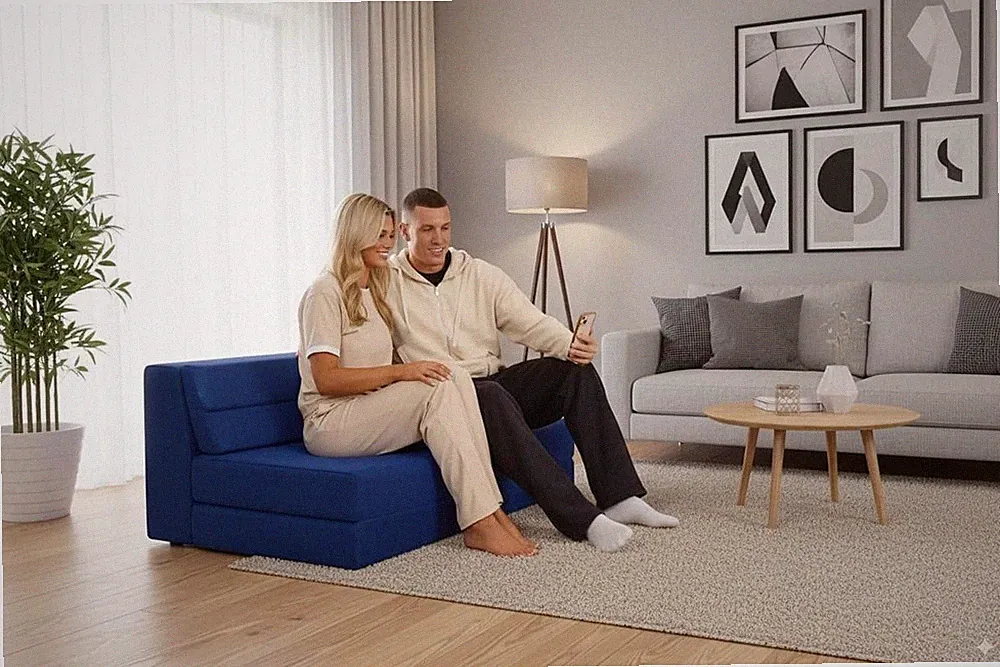 Doppel Z Bett ausklappbar Schlafsofa Futonmatratze Stuhl Bett Klappbett Dreifachfaltmatte