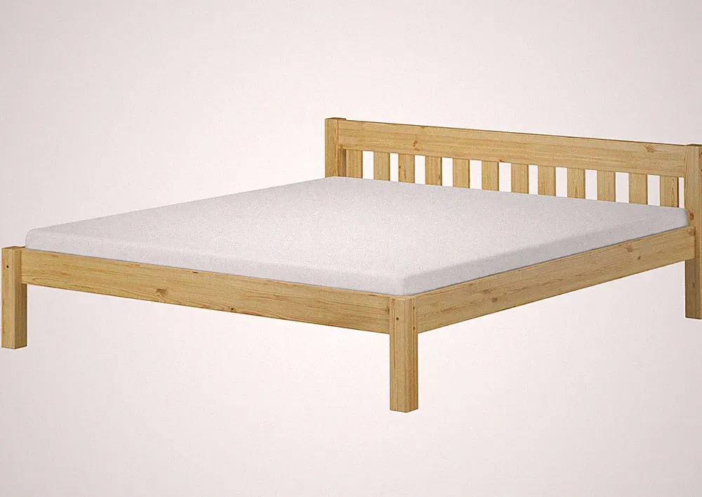 Doppelbett Ehebett Massivholz Futonbett Holz Bett 180x200 Kiefer Natur Gäste