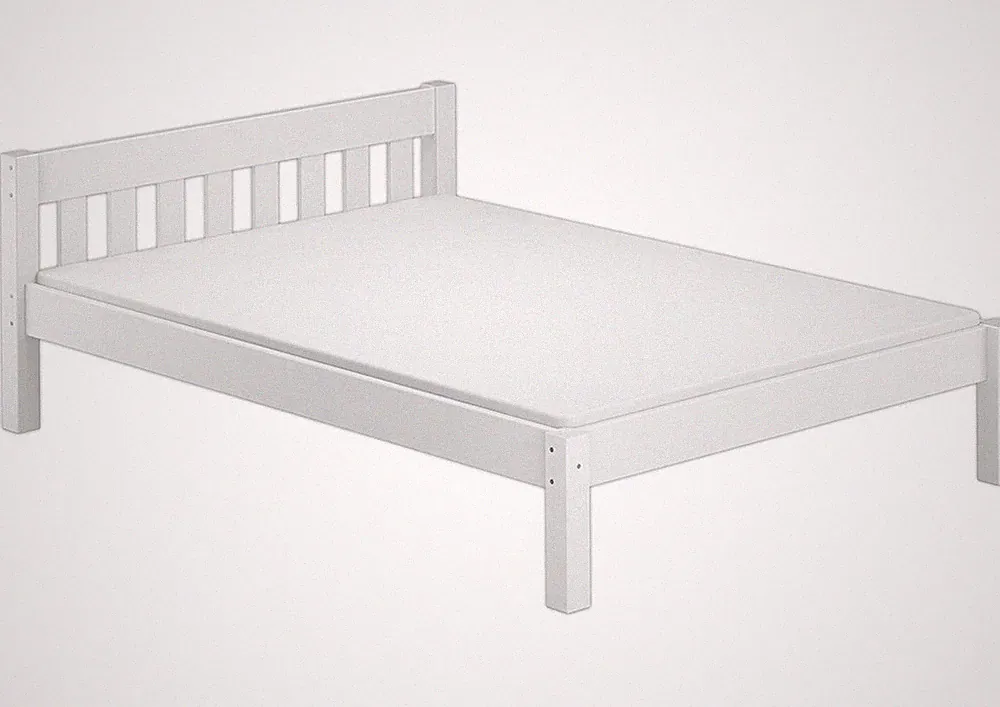 Doppelbett Futon Ehebett Kiefer massiv 160x200 Matratze Rollrost Jugendbett