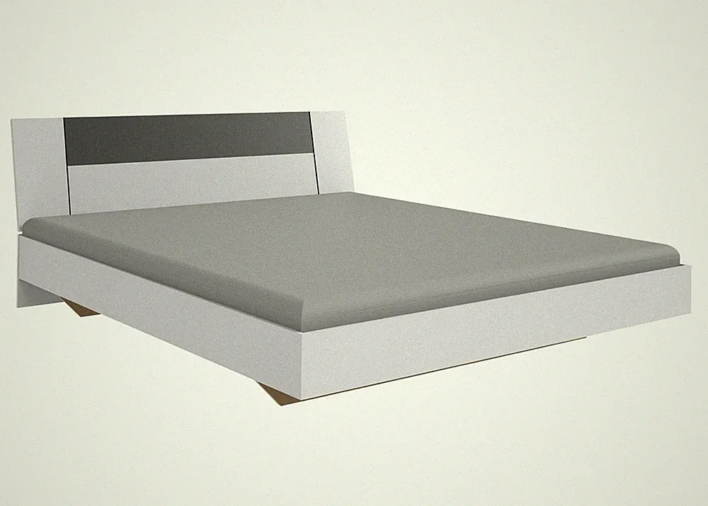 Doppelbett Kreta Futonbett schwebende Optik 180x200cm Farbe wählbar