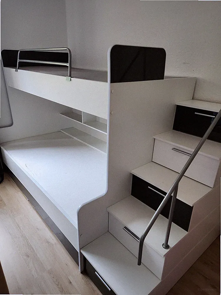 Doppelstockbett Kinder 90x200m Liegefläche ohne Matratze und Lattenrost