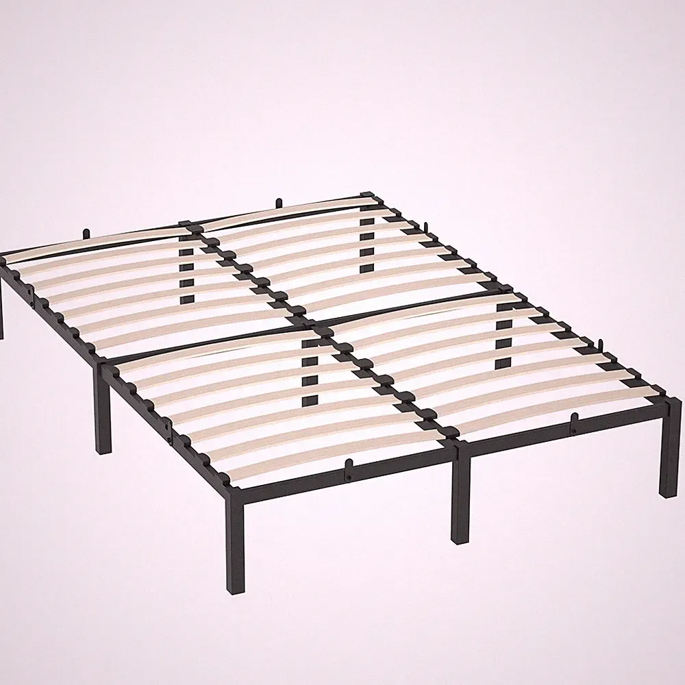 Einzelbett Doppelbett mit Holz Lattenrost 90x200 140x200 Bettrahmen Bettgestell