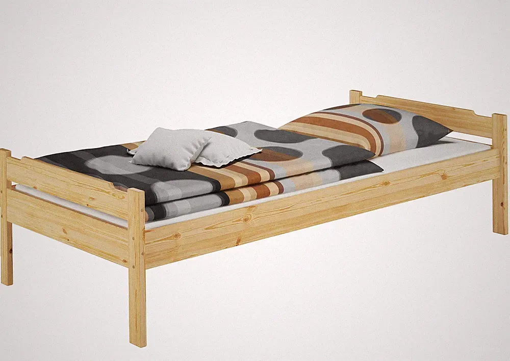 Einzelbett Futonbett Kinderbett 80x200 Rollrost Matratze Bettzeug 60.31-08MB