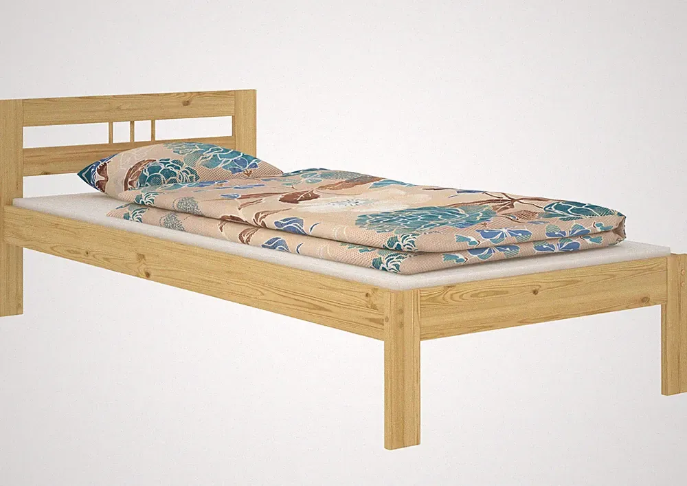 Einzelbett Futonbett Kinderbett Kiefer massiv 90x190 Matratze Gästebett Holz