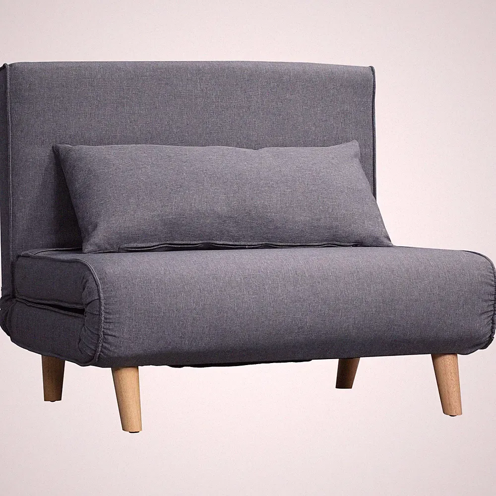 Einzelsofa Sofabett Klappsofa verstellbar Rückenlehne nordisch skandinavisch