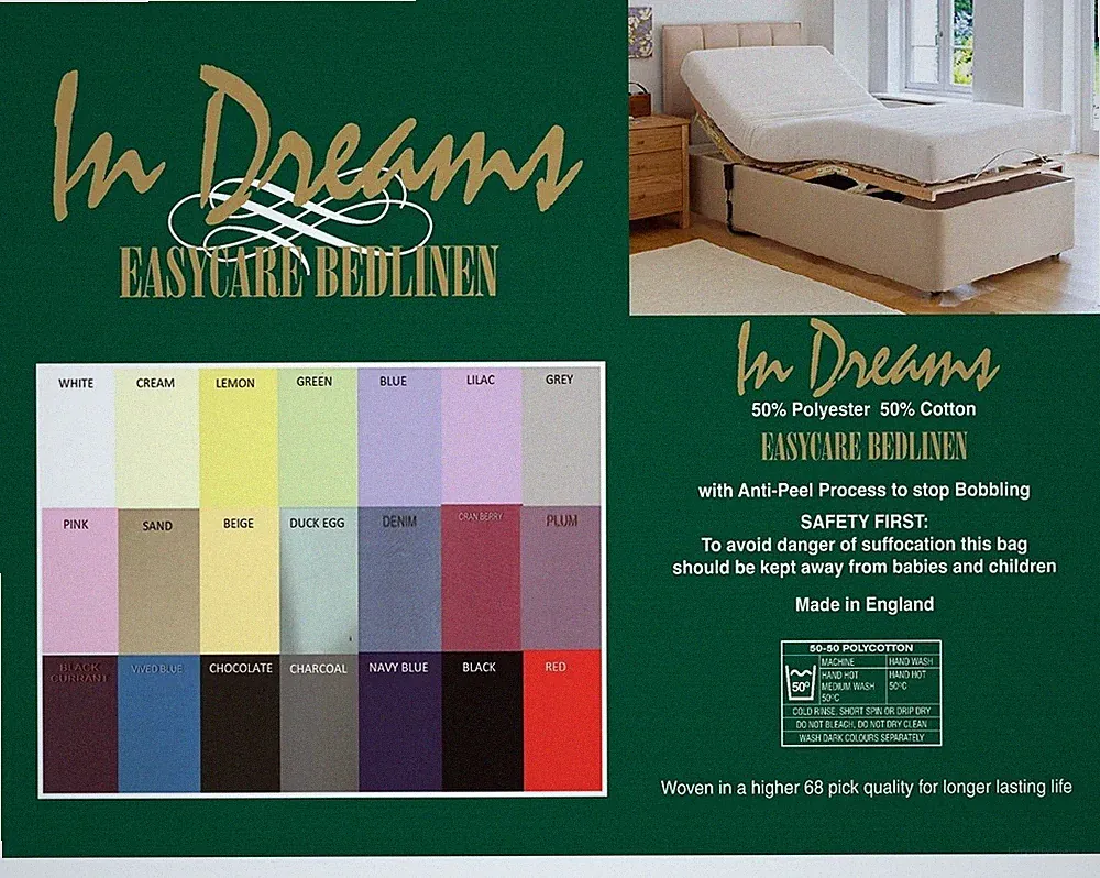 ELEKTRISCHES BETT 3' x 6'6" 90 x 200cm 36" x 78" SPANNBETTLAKEN JEDE TIEFE 21 Farben