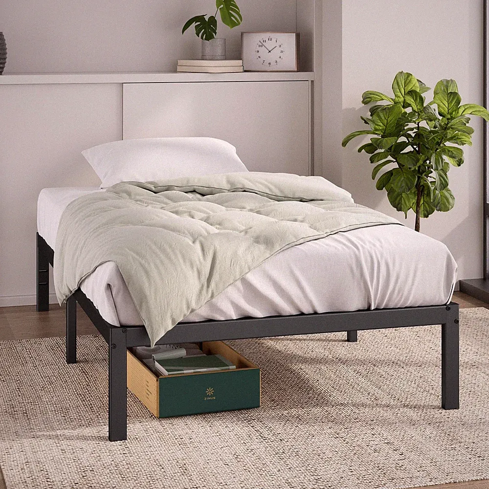 Elias Einzelbettgestell - Bett 90 x 190 cm - 36 cm Höhe - Metallbettgestell