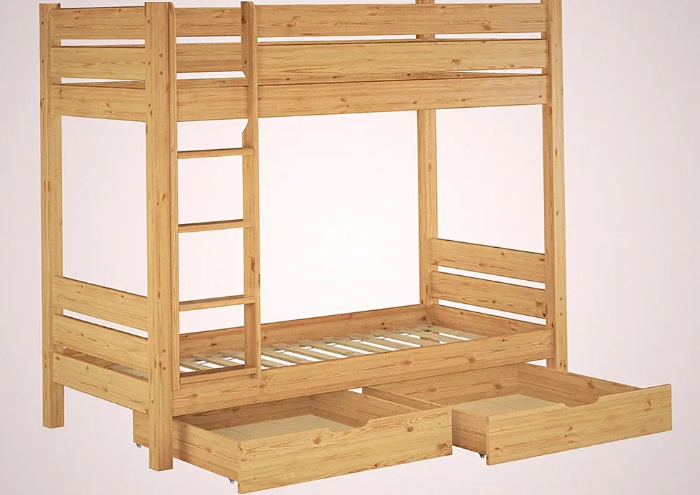 Etagenbett 100x220 teilbar Rollroste Bettkästen Hochbett Stockbett Kinderbett