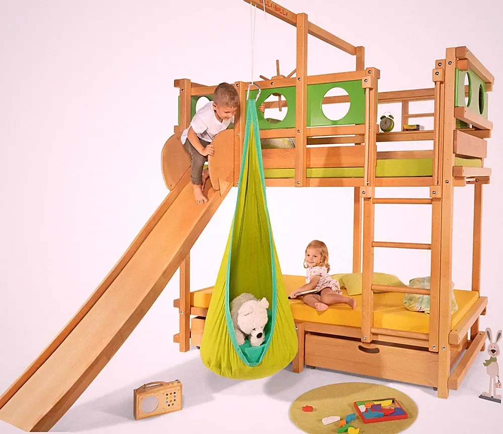 Etagenbett aus Massivholz für Kinder (Billi-Bolli) | Kinderbett, Stockbett