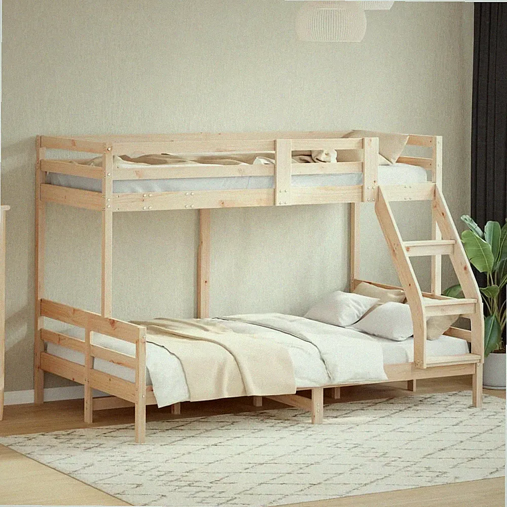 Etagenbett Bett Hochbett Stockbett Holzbett 80x200/120x200cm Massivholz vidaXL
