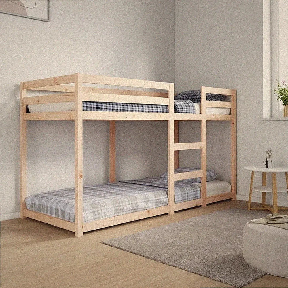 Etagenbett Bett Hochbett Stockbett Schlafzimmerbett Massivholz Kiefer vidaXL