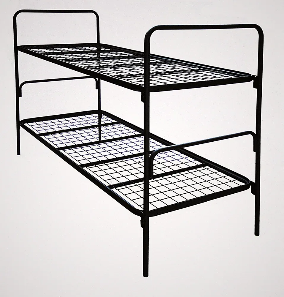 Etagenbett, Containerbett, Jugendbett, Doppelbett, Metallbett Doppelstock 710935