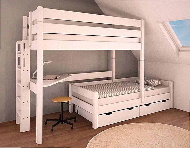 130 cm Stockbetten
